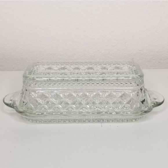 Wexford Anchor Hocking 1/4lb Covered Butter Dish EUC - Picture 6 of 7
